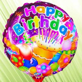 Add on Happy Birthday 9 inches Foil Balloon