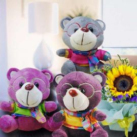 (Choose One) Professor Bear & SunFlower Bouquet