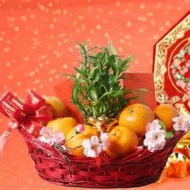 Lucky Fortune Chinese New Year Gift Basket 