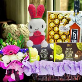 Easter Daisy Day Gift Basket 