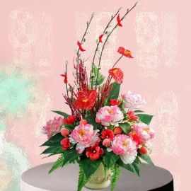 Lunar New Year Artificial Flowers Delivery