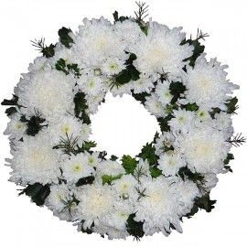 PomPom Wreath 30cm ( No Roses ) 